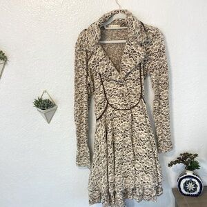 SOLD ELSEWHERE 
Altar’d State steam punk light petticoat jacket size S